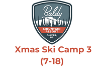 Christmas Camp 3 - Ski AGE : 7 – 18