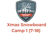 Christmas Camp 1 snowboard AGE : 7 – 18
