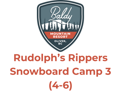 Rudolph's Rippers Camp 3 - SB AGE : 4 – 6