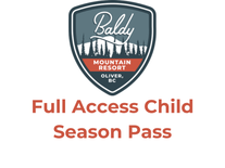 Full Access Season Pass Child(0-6)