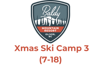 Christmas Camp 3 - Ski AGE : 7 – 18