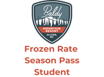 25/26 Frozen Rate Season Pass- Student (19+)