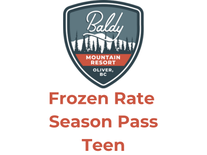 25/26 Frozen Rate Season Pass- Teen (13-18)
